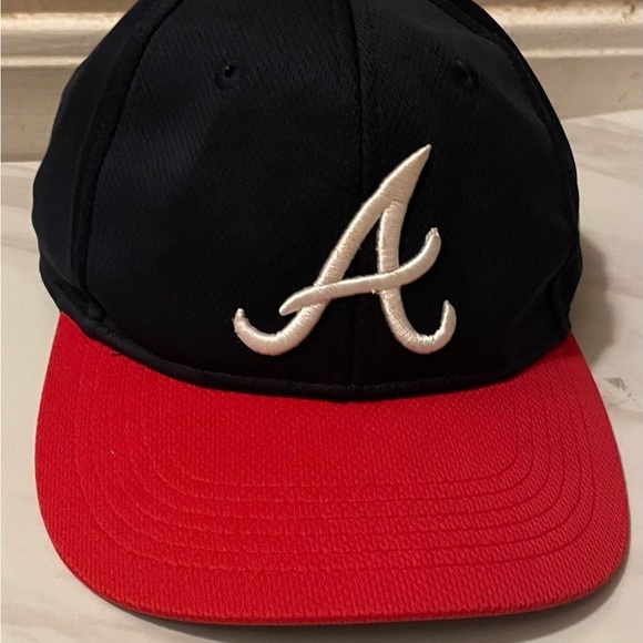 MLB Other - 2013 Youth FLAT BRIM Atlanta Braves Home Blue/Red Hat Cap MLB Adjustable